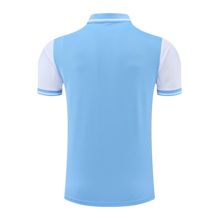 Camiseta Polo del Manchester City 22-23 Azul y Blanco - Haga un click en la imagen para cerrar